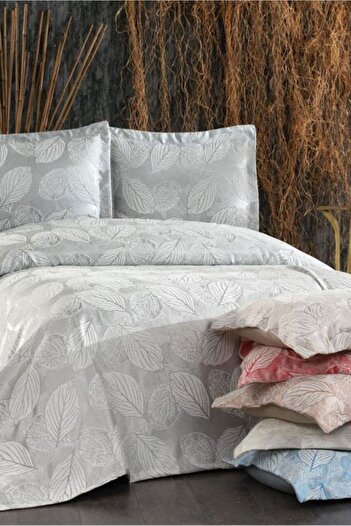 Çeyiz Diyarı Leaf Double Bedspread Set