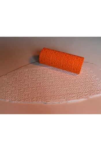 CosmosCraft Renaissance Patterned Clay and Dough Sculpting Roller 20cm, Plastic