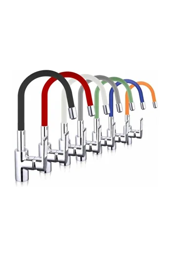 GMS Summit Electromarket - Flexible & Crimpable Color Silicone Faucet Mixer & Head