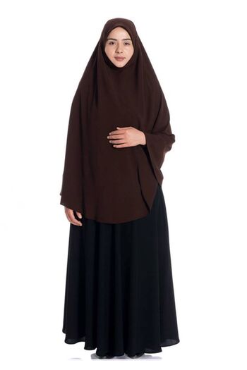 Şahane Medina Souffle Silk Khimar - One-Piece Bed Sheet