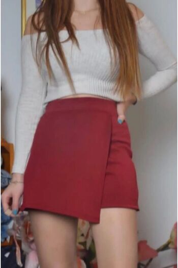 Lion Collection Large Size Cap Shorts Skirt