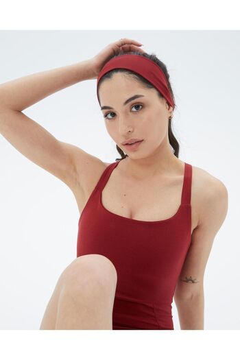 Ayma Active Sangria Organic Cotton Bandana Hair Band