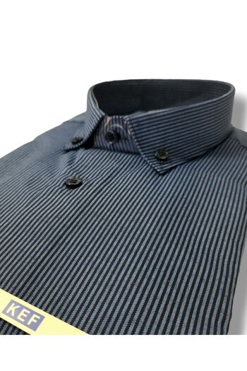 Kef Men's Shirt - Summer, Easy Iron, Single Pocket, Patterned