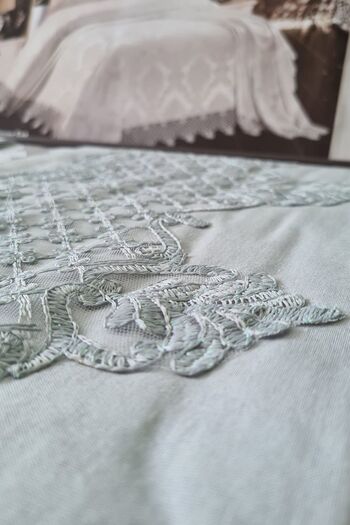 Çeyiz Diyarı Roma Dowry Double Pique Set Gray