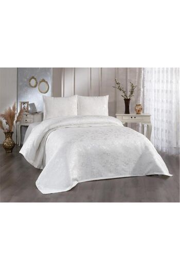 Çeyiz Diyarı Slayka Bedspread Cream