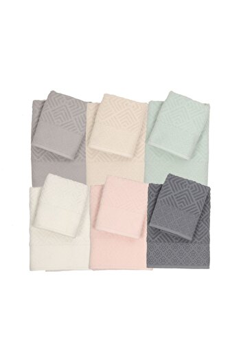 Çeyiz Diyarı Modest Bath Towel Set - Gray
