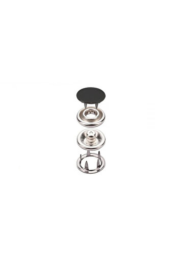 hodbehod 12.5mm 120 Set - Pearlescent Black White Chrome Colored Snap and Hammer Mold Set