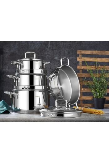 Amboss Diamond Strainer 8 Piece Set Glass Cover