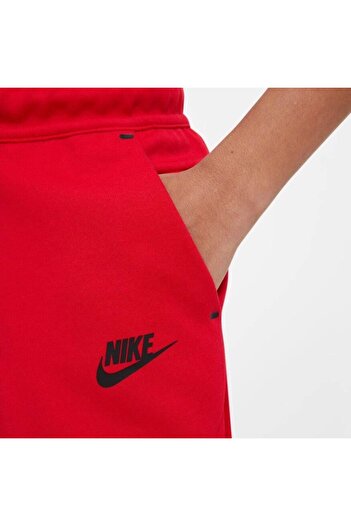 Nike Sportswear Tech Fleece Trousers (Boys') Kırmızı Çocuk Eşofman Altı