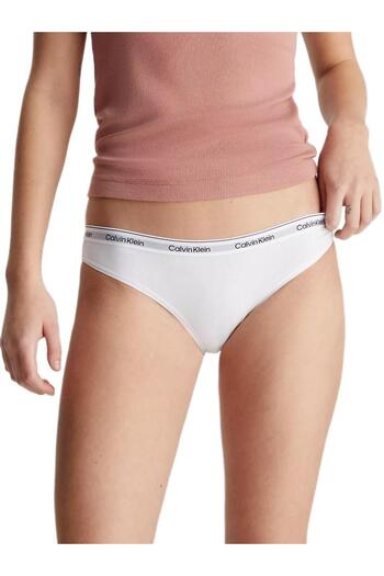 Calvin Klein Kadın Beyaz 3'lü Bikini Külot