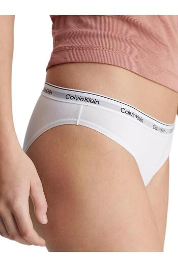 Calvin Klein Kadın Beyaz 3'lü Bikini Külot
