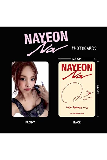 Kpop Dünyasi TWICE NAYEON '' NA '' Photocards Set -C-