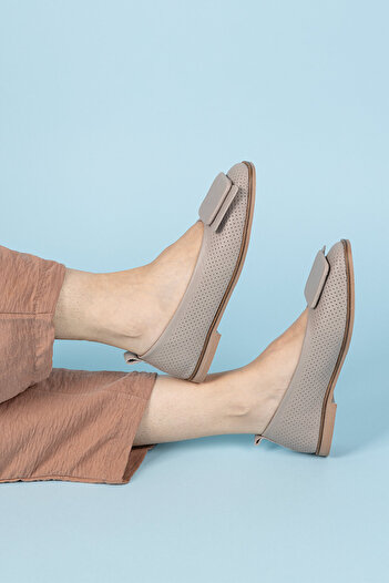 Getcho Finigen Mink Ballerinas - Women's, Genuine Leather
