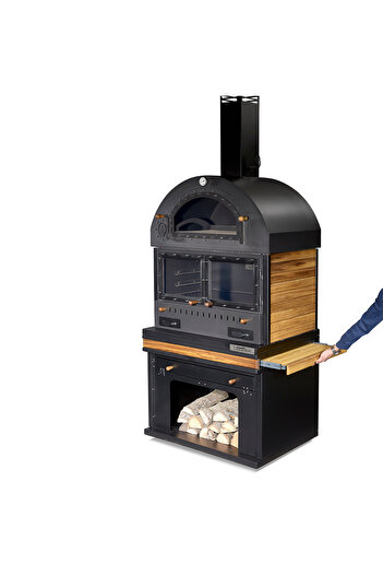 Theragone Feniks Metal Fırınlı Barbekü 80
