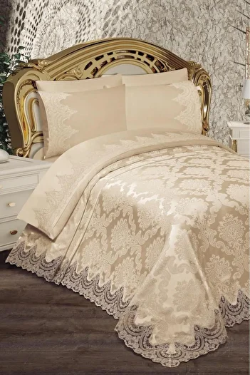 Çeyiz Diyarı Flame Pique Set 6 Pieces Cappucino