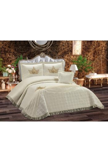 Çeyiz Diyarı Melodi Quilted Double Bedspread