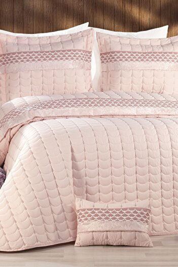 Çeyiz Diyarı Colors Micro Double Bedspread Powder