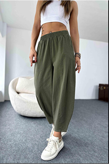 Bak'ap Premium Gabardine Trousers - Elastic Waist