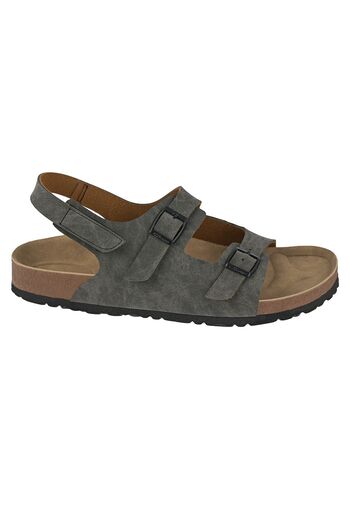 JustBow Orthopedic Unisex Khaki Sandals - Flat Design
