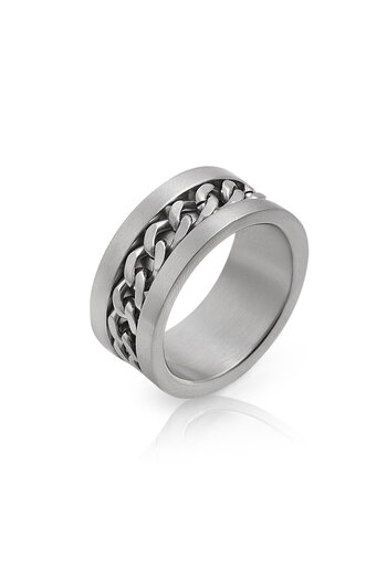 Daniel Klein Men's Steel Ring DKJ.2.2000-M-1 - 21 mm Inner Diameter (Medium)