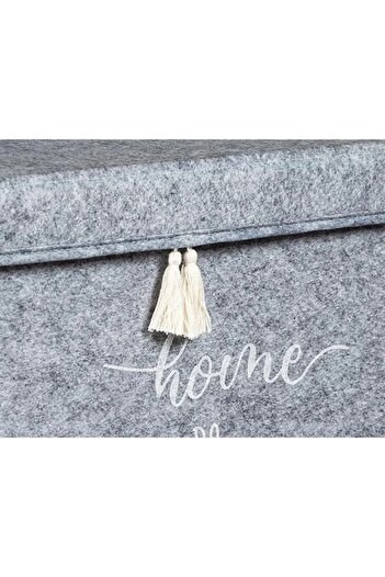 ARALAR HOME Multi-Purpose Mega Box Storage with Felt Lid 55x41x30 Cm