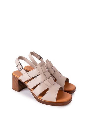 Gondol Genuine Leather Heeled Sandals - iz.13103