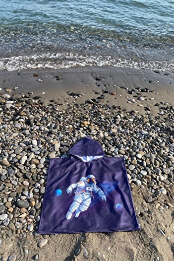 Dotamess Children's Poncho Beach Towel - Sea Towel