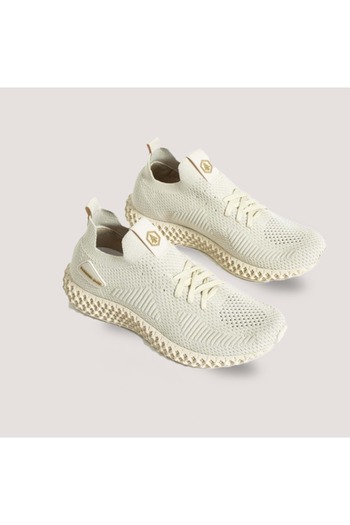 Hammer Jack Zeloni Knitted Unisex Sneakers - Bone - 37