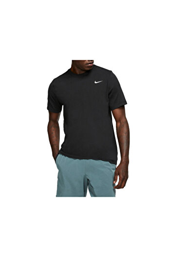 Nike Μαύρο ανδρικό μπλουζάκι προπόνησης - M Nk Df, Dfc Crew Solid AR6029-010