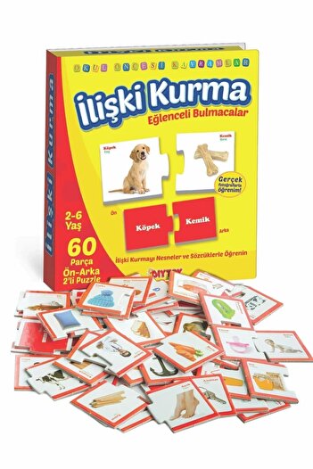 SAZE Egitici Kalıte Eğlenceli Bulmacalar - Ilişki Kurma / 2-6 Yaş