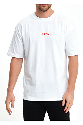 Uniquetex Oversize T-shirt - VEK Turkish Printed, Gokturk Alphabet
