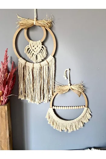 kattuna Bohemian Macrame Decoration Set of 2