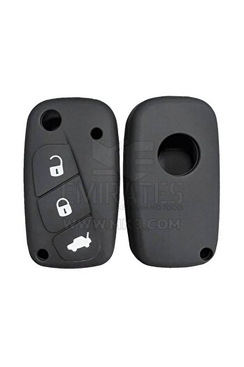 Natural Silicone Fiat Fiorino Keychain Container