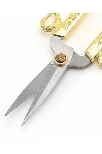 Mercee Söz Engagement-sewing Embroidery Scissors Gold Color