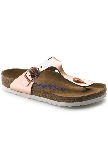 Birkenstock Gizeh Nl Women's Metallic Slippers