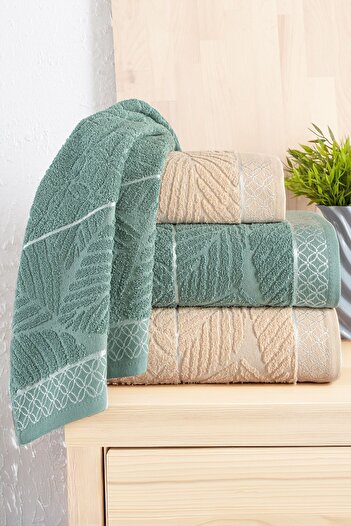Mürdüm Home 100% Cotton 4-Piece Bath Towel Set - Bath Set