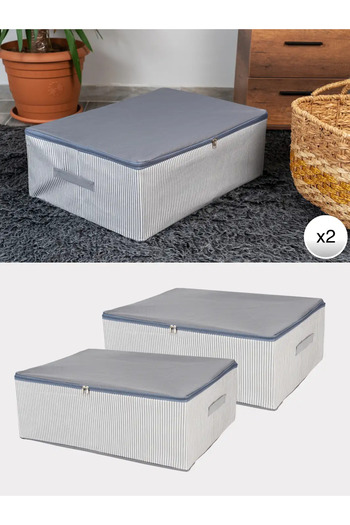 AYHANHOME 2 Pieces Mega Size Under Base Suitcase - Closet Organizer, Storage and Organization Storage 75x40x20