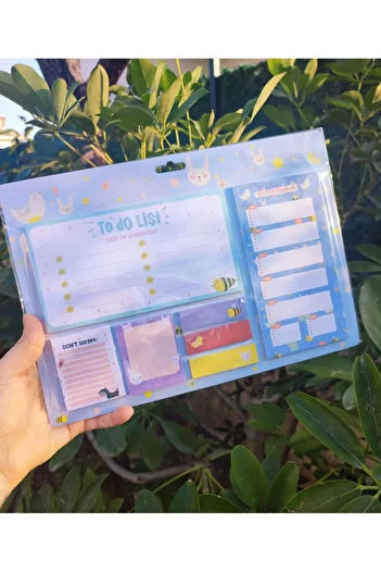 Pembe Çarşı Cute Desktop Weekly Planner & To Do List1 Piece