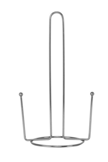 Comprox Stainless Metal Paper Towel Holder - Roll and Napkin Detailed