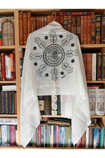 Şalcı Nalini Şerif Seal Şerif Printed Shawl