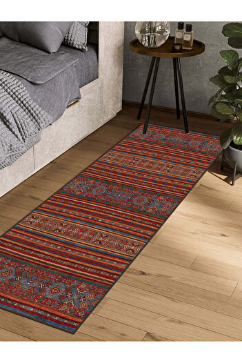 blcmoda Dokuma Taban Modern Tasarım Yıkanabilir Kaymaz Taban Halı Yolluk Kilim  Rug-64