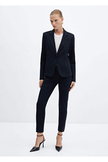 MANGO Woman Roman woven straight pants