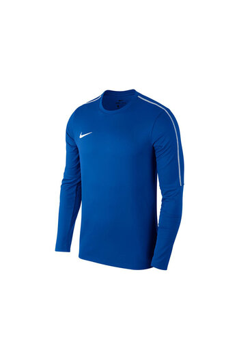 Nike Μπλε ανδρικό μπλουζάκι ποδοσφαίρου - μακρυμάνικο, Dry Park18 Crew Top, AA2088-463
