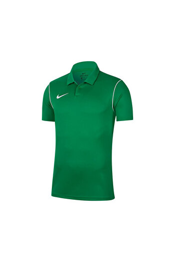 Nike Green Men's Football Polo T-Shirt - Dri-Fit Park BV6879-302