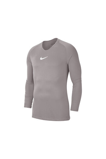 Nike Γκρι ανδρικό μπλουζάκι ποδοσφαίρου - μακρύ μανίκι, μπλουζάκι πάρκου AV2609-057