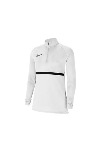 Nike Λευκό γυναικείο μπλουζάκι προπόνησης - μακρυμάνικο, W Nk Df Acd21 Dril Top CV2653-100