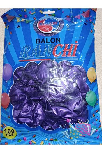 ASL 100 Lü Metalik Balon 14/a Birinci Kalite