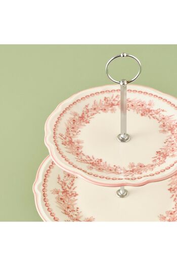 Bella Maison Pavia Stoneware - 2-layer Cookie Holder Dried Rose