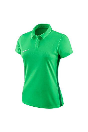 Nike Green Women's Football Polo T-Shirt - W Dry Acdmy18 Polo Ss899986-361