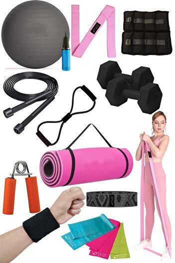 ULTIO Huge Pilates Set Incredible Campaign Price Full Equipment Pilates Yoga Set 16 Pieces